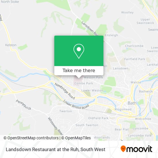 Landsdown Restaurant at the Ruh map