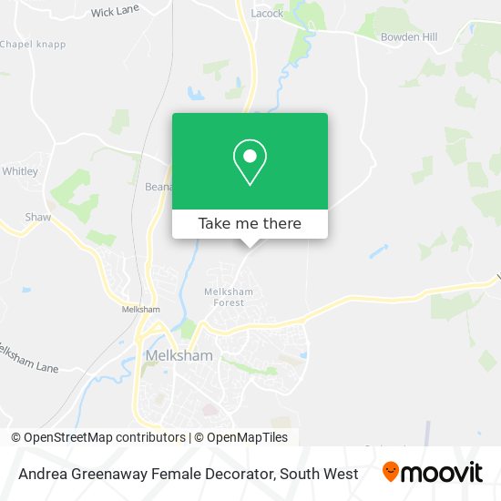 Andrea Greenaway Female Decorator map