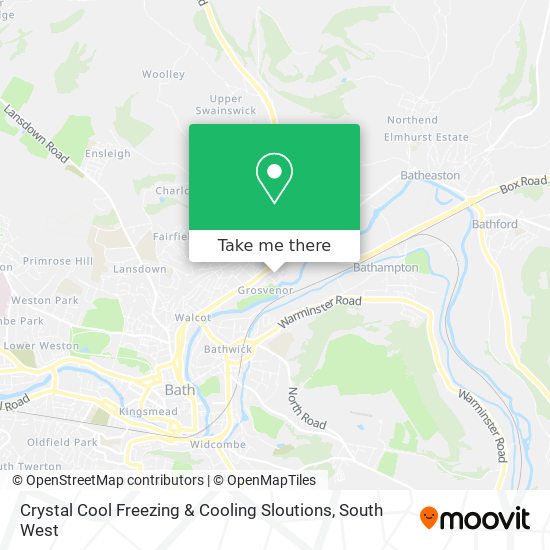 Crystal Cool Freezing & Cooling Sloutions map