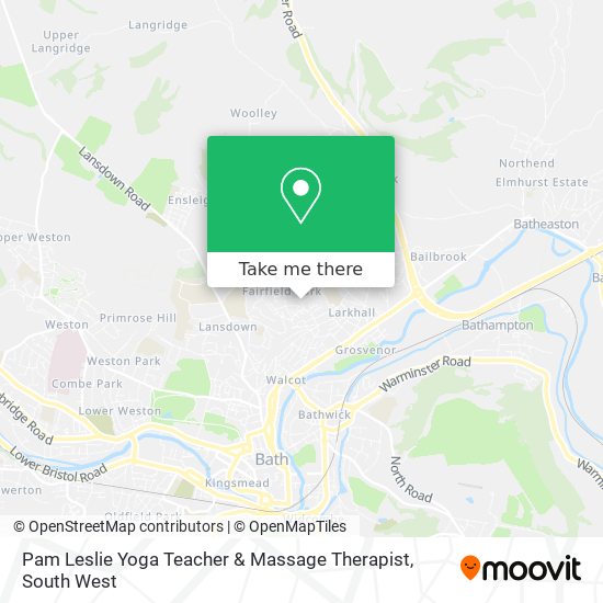 Pam Leslie Yoga Teacher & Massage Therapist map