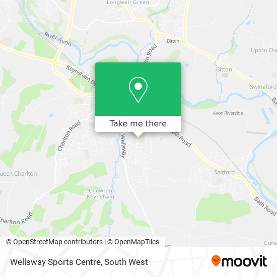 Wellsway Sports Centre map