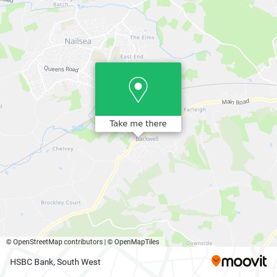 HSBC Bank map