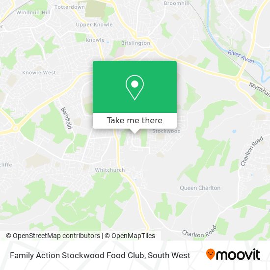 Family Action Stockwood Food Club map
