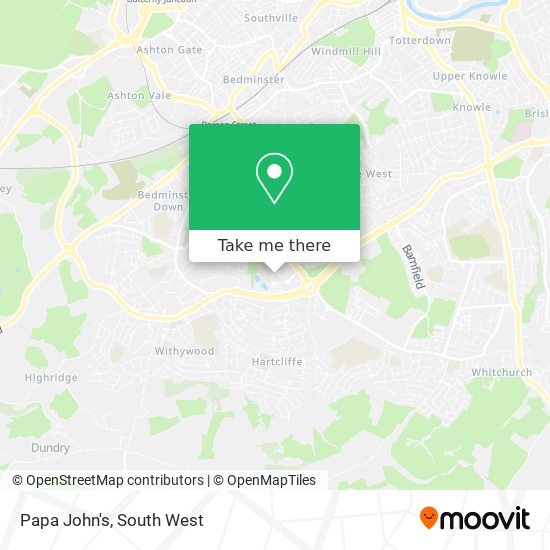 Papa John's map