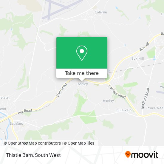 Thistle Barn map