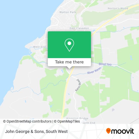 John George & Sons map