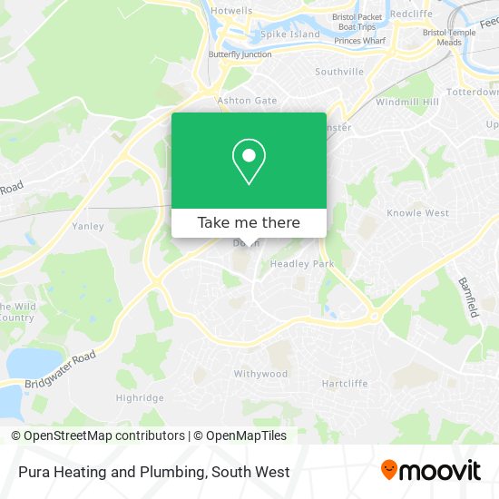 Pura Heating and Plumbing map