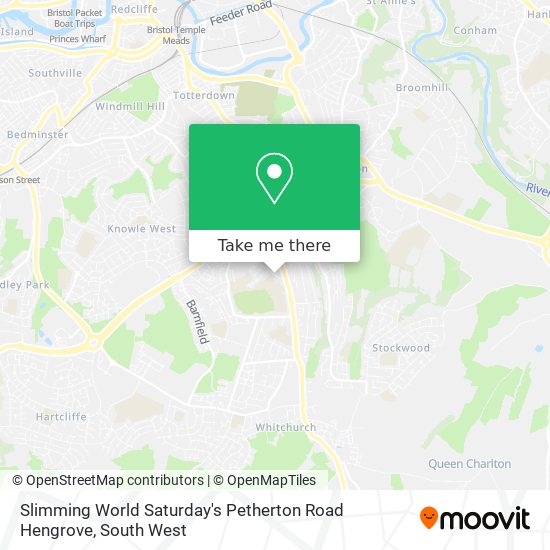 Slimming World Saturday's Petherton Road Hengrove map
