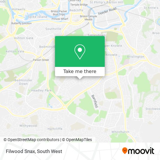 Filwood Snax map