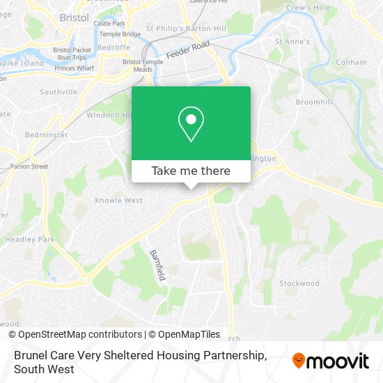 Brunel Care Very Sheltered Housing Partnership map