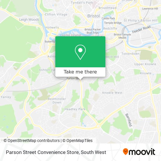 Parson Street Convenience Store map