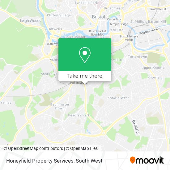 Honeyfield Property Services map