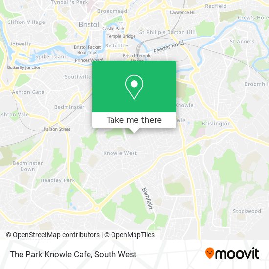 The Park Knowle Cafe map