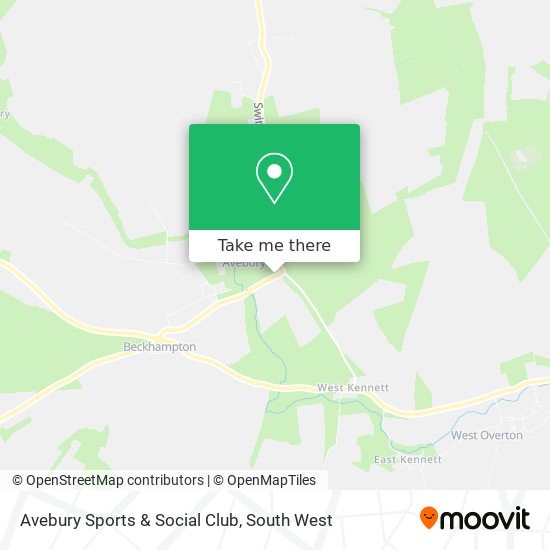 Avebury Sports & Social Club map