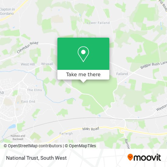 National Trust map