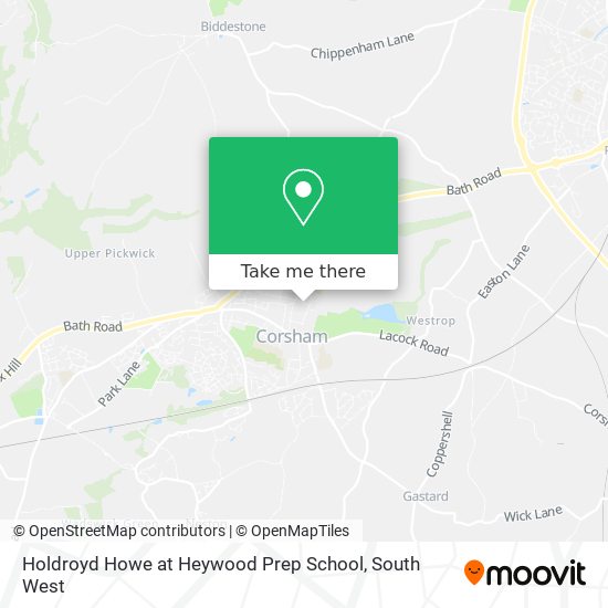 Holdroyd Howe at Heywood Prep School map