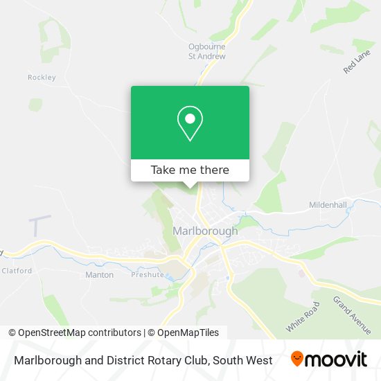 Marlborough and District Rotary Club map