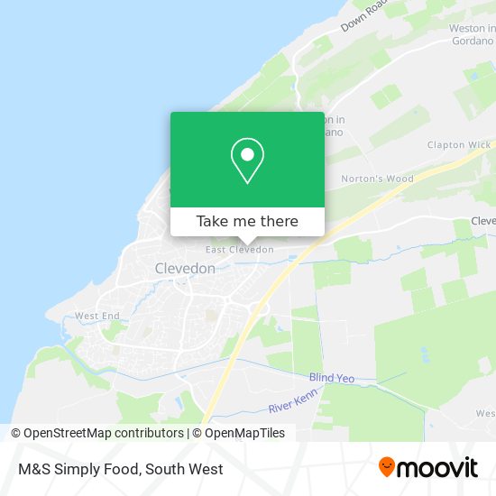 M&S Simply Food map