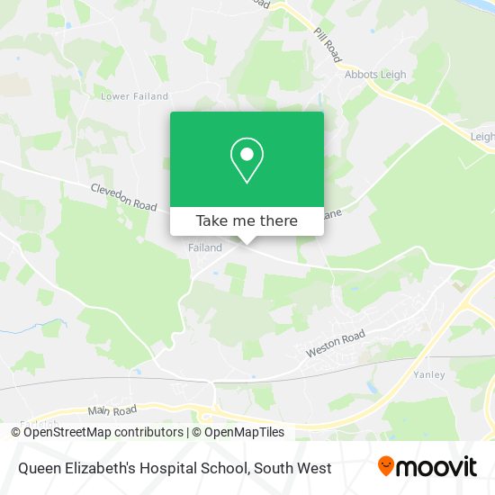 Queen Elizabeth's Hospital School map