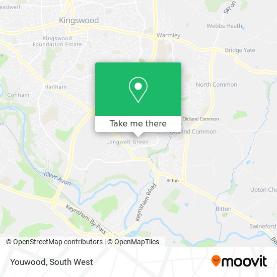 Youwood map