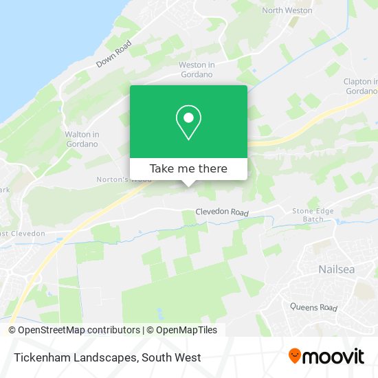 Tickenham Landscapes map