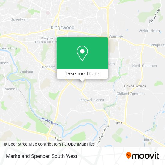 Marks and Spencer map