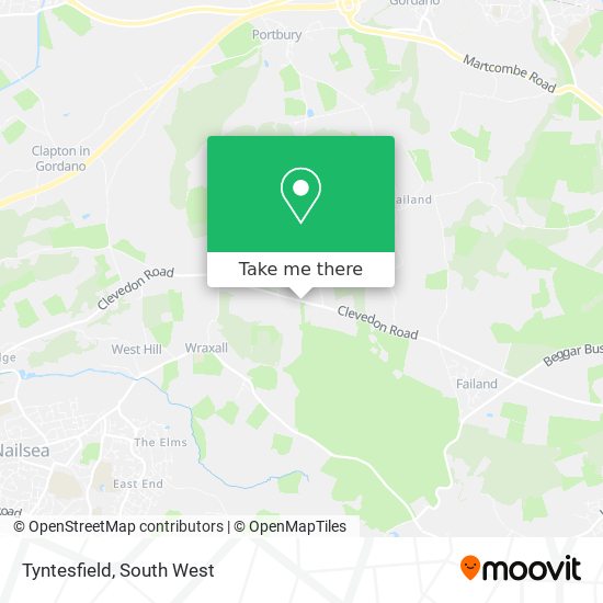 Tyntesfield map