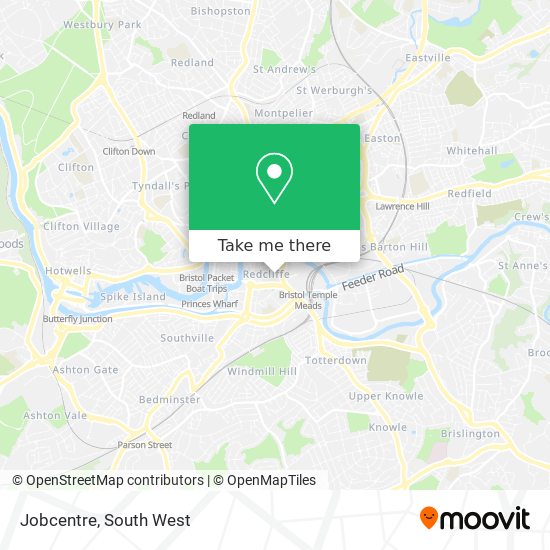 Jobcentre map