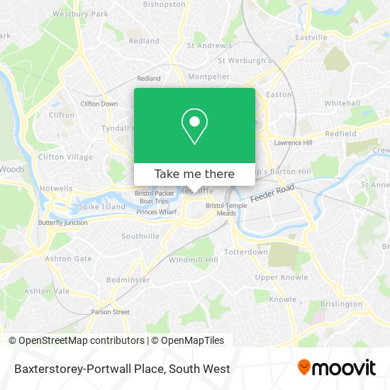 Baxterstorey-Portwall Place map
