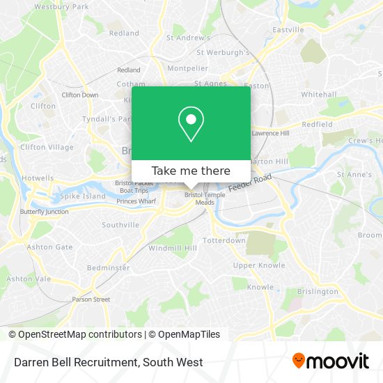 Darren Bell Recruitment map