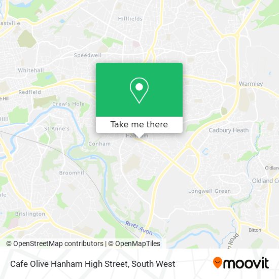 Cafe Olive Hanham High Street map