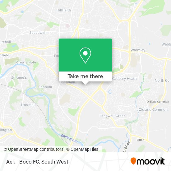 Aek - Boco FC map