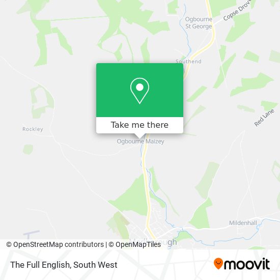 The Full English map