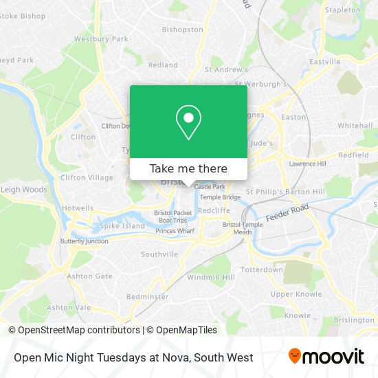 Open Mic Night Tuesdays at Nova map