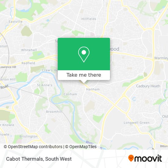 Cabot Thermals map