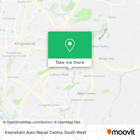 Keynsham Auto Repair Centre map