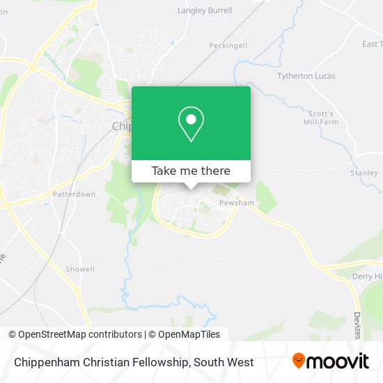 Chippenham Christian Fellowship map