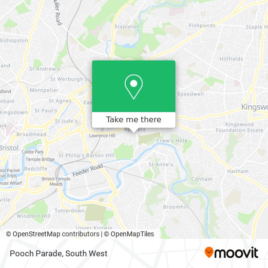 Pooch Parade map