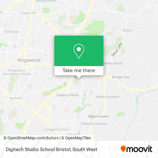 Digitech Studio School Bristol map