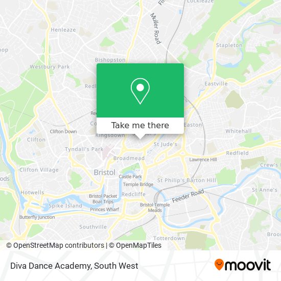 Diva Dance Academy map