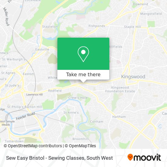 Sew Easy Bristol - Sewing Classes map