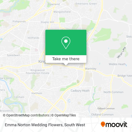 Emma Norton Wedding Flowers map