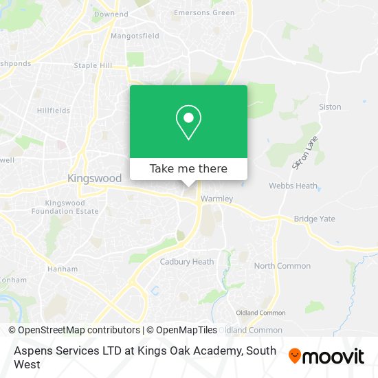 Aspens Services LTD at Kings Oak Academy map