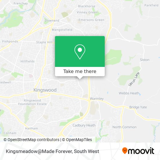 Kingsmeadow@Made Forever map