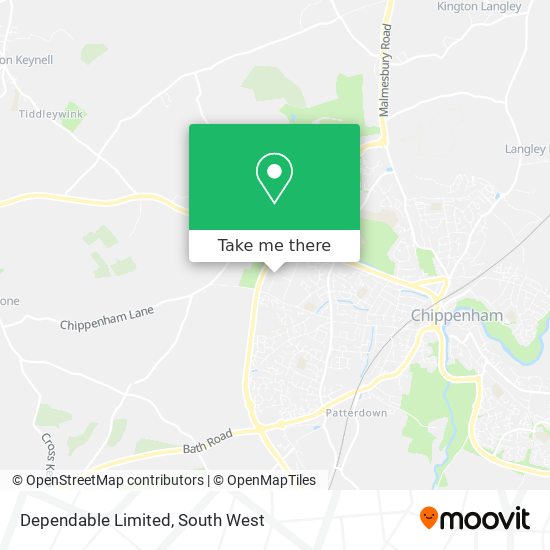 Dependable Limited map