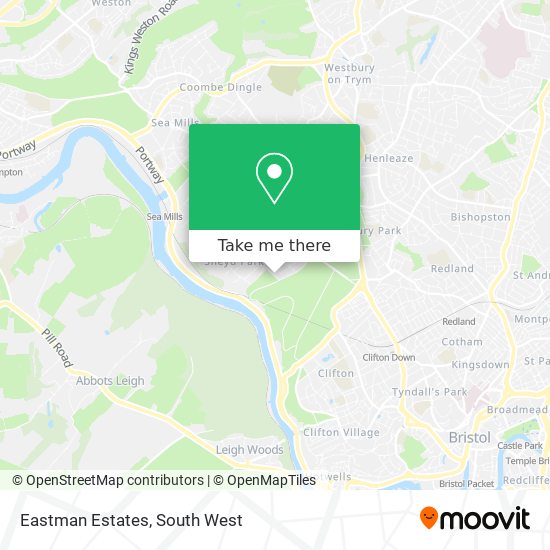 Eastman Estates map