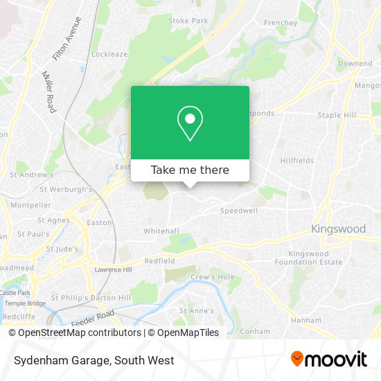 Sydenham Garage map