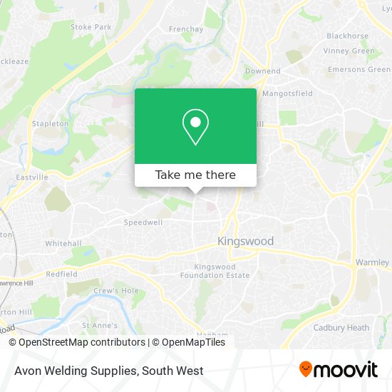 Avon Welding Supplies map