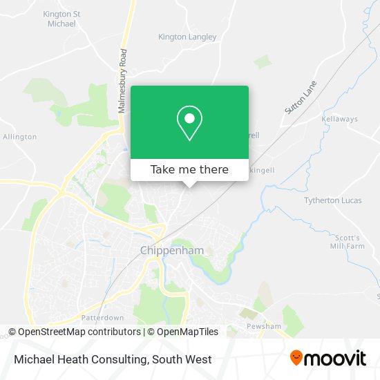 Michael Heath Consulting map