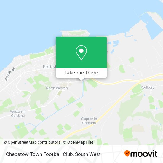Chepstow Town Football Club map